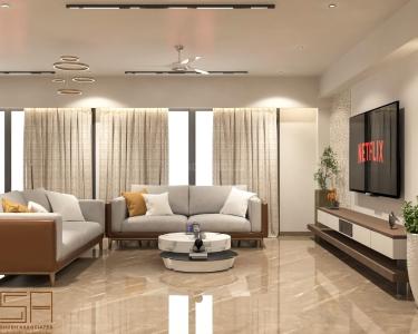 Hall Image of 5500 Sq.ft 4 BHK Apartment / Flat for rent in Venus Pashmina, Bodakdev Ahmedabad for Rs. 250000
