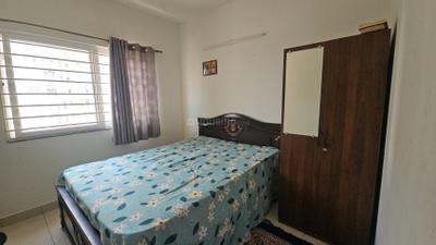 Bedroom Image of 1100 Sq.ft 3 BHK Apartment / Flat for rent in Provident Park Square Phase 2, Talaghattapura Bengaluru for Rs. 40000