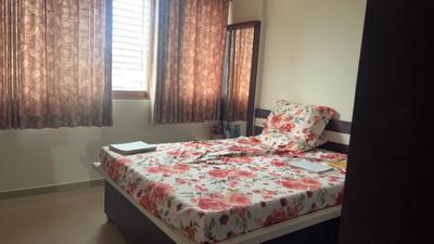 Bedroom Image of 1080 Sq.ft 2 BHK Apartment / Flat for rent in Avirat Silver Casa, Ghatlodiya Ahmedabad for Rs. 27000