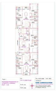 Image of 897 Sq.ft 2 BHK Apartment / Flat for sale in Kil Ayanambakkam, Chennai for Rs. 6510500