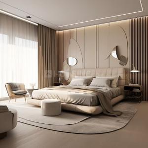 Bedroom Image of 1345 Sq.ft 2 BHK Apartment / Flat for sale in Aparna Cyber Heights, Osman Nagar Hyderabad for Rs. 11565655