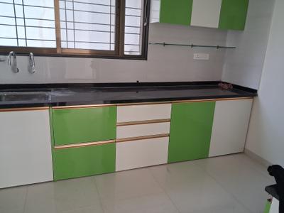 Kitchen Image of 1150 Sq.ft 3 BHK Apartment / Flat for rent in Suyog Space, Wakad Pune for Rs. 40000