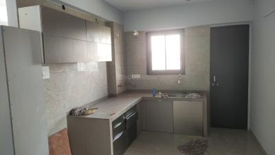 Kitchen Image of 1200 Sq.ft 3 BHK Apartment / Flat for rent in Shivay Shivalik Candle, Bhimrad Surat for Rs. 25500
