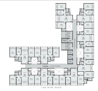 Image of 1369 Sq.ft 2 BHK Apartment / Flat for sale in Nerul, Navi Mumbai for Rs. 19000000