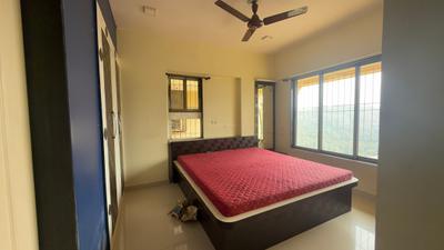 Bedroom Image of 585 Sq.ft 1 BHK Apartment / Flat for rent in Cosmos Jewels, Thane West Thane for Rs. 25000