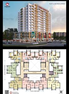 Image of 700 Sq.ft 1 BHK Apartment / Flat for sale in Sector 16 A, Navi Mumbai for Rs. 10000000