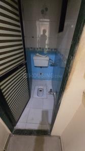 Bathroom Image of 580 Sq.ft 1 BHK Apartment / Flat for rent in Kopar Khairane Navi Mumbai for Rs. 26000