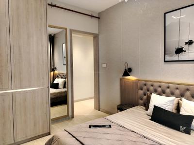 Bedroom Image of 1500 Sq.ft 3 BHK Apartment / Flat for rent in Sobha Nesara, Kothrud Pune for Rs. 65000
