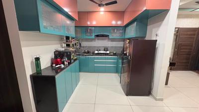 Kitchen Image of 900 Sq.ft 2 BHK Apartment / Flat for sale in Khodiyar Nagar Vadodara for Rs. 4500080