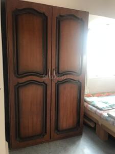 Bedroom Image of 600 Sq.ft 1 BHK Apartment / Flat for rent in Lok Gaurav Complex, Vikhroli West Mumbai for Rs. 40000