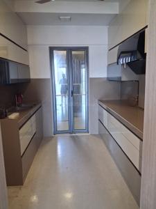 Kitchen Image of 1250 Sq.ft 3 BHK Apartment / Flat for rent in Rustomjee Paramount, Santacruz West Mumbai for Rs. 350000