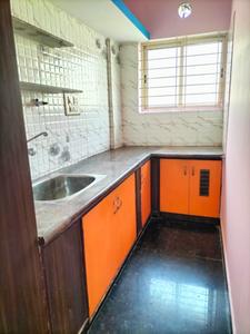 Kitchen Image of 500 Sq.ft 1 BHK Builder Floor for rent in Ejipura Bangalore for Rs. 13000