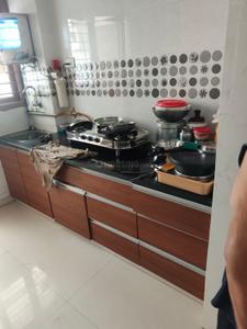 Kitchen Image of 1250 Sq.ft 2 BHK Apartment / Flat for rent in Utsav Elegance, Memnagar Ahmedabad for Rs. 26000