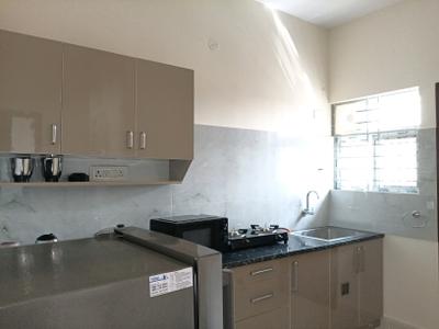 Kitchen Image of 690 Sq.ft 1 BHK Apartment / Flat for rent in Doddanekundi Bengaluru for Rs. 35000