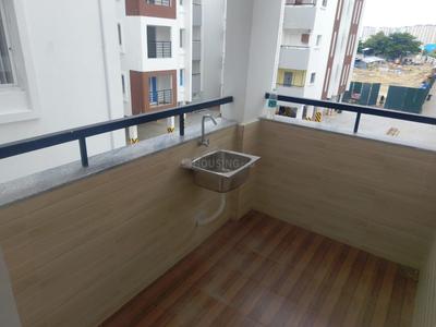 Balcony Image of 1485 Sq.ft 3 BHK Apartment / Flat for rent in Nexterra Phase II, Sholinganallur Chennai for Rs. 32000