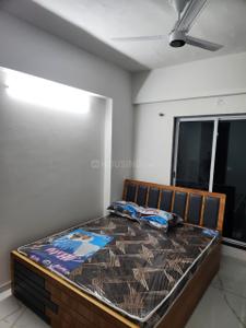 Bedroom Image of 1050 Sq.ft 2.5 BHK Apartment / Flat for rent in Samvedna 3, Vaishali Nagar Rajkot for Rs. 21000
