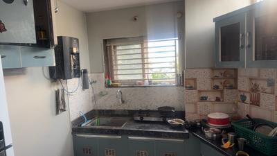 Kitchen Image of 800 Sq.ft 2 BHK Apartment / Flat for sale in S K Residency, Thumukunta Secunderabad for Rs. 3800000