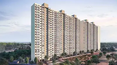 Image of 1200 Sq.ft 2 BHK Apartment / Flat for rent in Adani Aster Neo, Shantigram, Ahmedabad for Rs. 27000