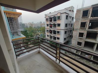 Balcony Image of 1250 Sq.ft 3 BHK Builder Floor for rent in New Town Kolkata for Rs. 35000