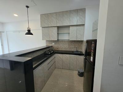 Kitchen Image of 692 Sq.ft 1 BHK Studio for rent in Lodha Belmondo, Gahunje Pune for Rs. 25000