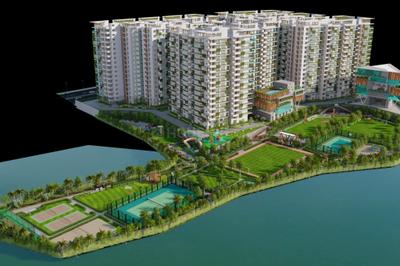 Image of 1860 Sq.ft 3 BHK Apartment / Flat for sale in Ananda The Drizzle, Narsingi, Hyderabad for Rs. 16065000