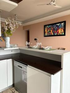 Kitchen Image of 2105 Sq.ft 3 BHK Apartment / Flat for rent in Supertech Supernova, Sector 94 Noida for Rs. 90000