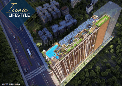 Floor Plan Image of 650 Sq.ft 1 BHK Apartment / Flat for sale in Ruparel Crest, Kurla East Mumbai for Rs. 9500000