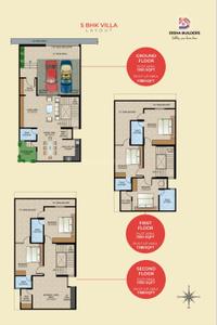 Floor Plan Image of 2130 Sq.ft 4 BHK Villa for sale in Anisabad Patna for Rs. 11715000