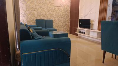 Living Room Image of 770 Sq.ft 1.5 BHK Apartment / Flat for rent in Prateek Grand City, Siddharth Vihar Ghaziabad for Rs. 25000