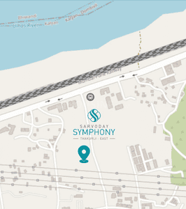 Image of 1400 Sq.ft 3 BHK Apartment / Flat for sale in Happy Home Sarvoday Symphony, Thakurli, Thane for Rs. 10000000