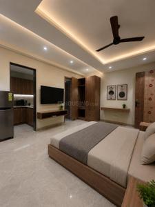 Bedroom Image of 500 Sq.ft 1 RK Builder Floor for rent in Sector 30 Gurgaon for Rs. 25000