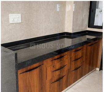 Kitchen Image of 1250 Sq.ft 2 BHK Apartment / Flat for rent in Divine Desire, Palanpur Surat for Rs. 20000