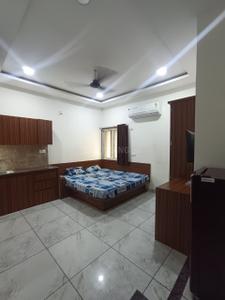 Bedroom Image of 350 Sq.ft 1 RK Studio for rent in Vijay Nagar Indore for Rs. 15599