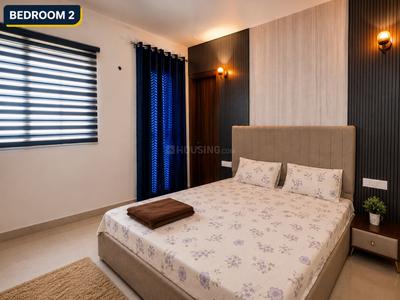 Bedroom Image of 950 Sq.ft 2 BHK Apartment / Flat for rent in Escon Primera Phase 1, PR7 Airport Road Zirakpur for Rs. 40000