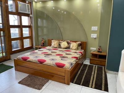 Bedroom Image of 800 Sq.ft 1 RK Builder Floor for rent in Telibagh Lucknow for Rs. 20000