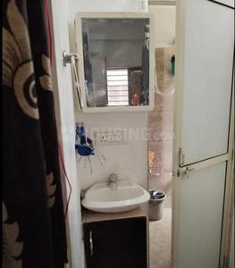 Bathroom Image of 660 Sq.ft 1 BHK Apartment / Flat for rent in Shree Rang Nano City 1 And 2, Sargasan Gandhinagar for Rs. 18500