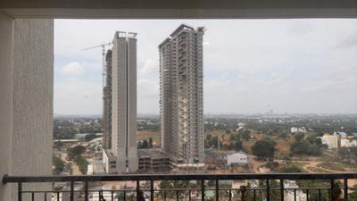 Balcony Image of 1754 Sq.ft 3 BHK Apartment / Flat for rent in Sobha Manhattan Towers Town Park Phase 1 W 4 And 5, Jigala Bengaluru for Rs. 50000