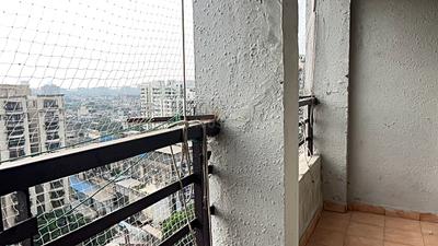 Balcony Image of 1000 Sq.ft 2 BHK Apartment / Flat for rent in Indirapuram Ghaziabad for Rs. 31000