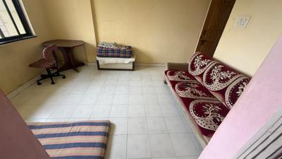 Bedroom Image of 600 Sq.ft 1 RK Apartment / Flat for rent in Swastik Palm, Thane West Thane for Rs. 15000