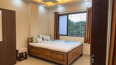 Bedroom Image of 450 Sq.ft 1 BHK Builder Floor for rent in Picnic Garden Kolkata for Rs. 20000