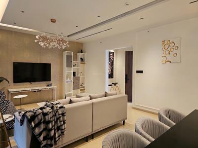 Living Room Image of 1430 Sq.ft 3 BHK Apartment / Flat for sale in Mantra Mirari, Mundhwa Pune for Rs. 18200000