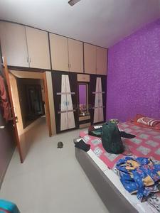 Bedroom Image of 500 Sq.ft 1 BHK Builder Floor for rent in Ghatlodiya Ahmedabad for Rs. 18000
