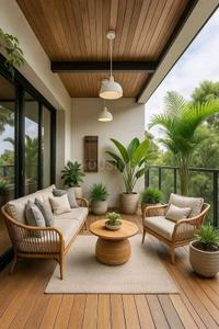 Balcony Image of 1680 Sq.ft 3.5 BHK Apartment / Flat for rent in Global Residency, Argora Ranchi for Rs. 28000