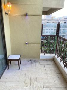 Balcony Image of 1680 Sq.ft 3.5 BHK Apartment / Flat for rent in Kondhwa Pune for Rs. 50000