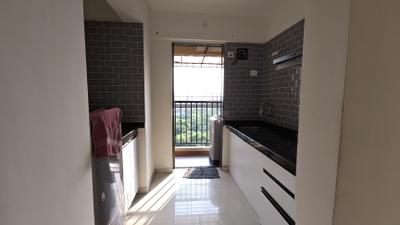 Kitchen Image of 680 Sq.ft 2 BHK Apartment / Flat for rent in Raunak City, Kalyan West Kalyan for Rs. 22000