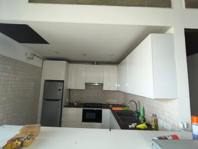 Kitchen Image of 1380 Sq.ft 2 BHK Apartment / Flat for rent in Supertech Supernova, Sector 94 Noida for Rs. 60000