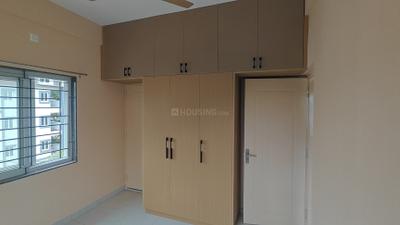 Bedroom Image of 710 Sq.ft 1 BHK Apartment / Flat for rent in Thanisandra Bengaluru for Rs. 20000