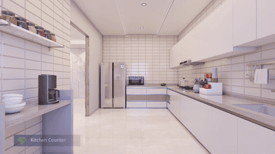 Kitchen Image of 1173 Sq.ft 2 BHK Apartment / Flat for sale in Nyati Emerald, Baner Pune for Rs. 11000000