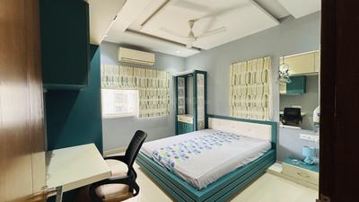 Bedroom Image of 980 Sq.ft 2 BHK Apartment / Flat for rent in Jagatpur Ahmedabad for Rs. 29000