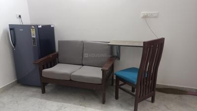 Living Room Image of 600 Sq.ft 1 BHK Apartment / Flat for rent in Whitefield Bengaluru for Rs. 21500